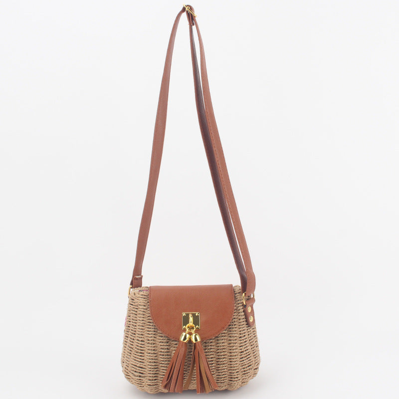 Wholesale Crossbody Rattan Shoulder Woven Bag
