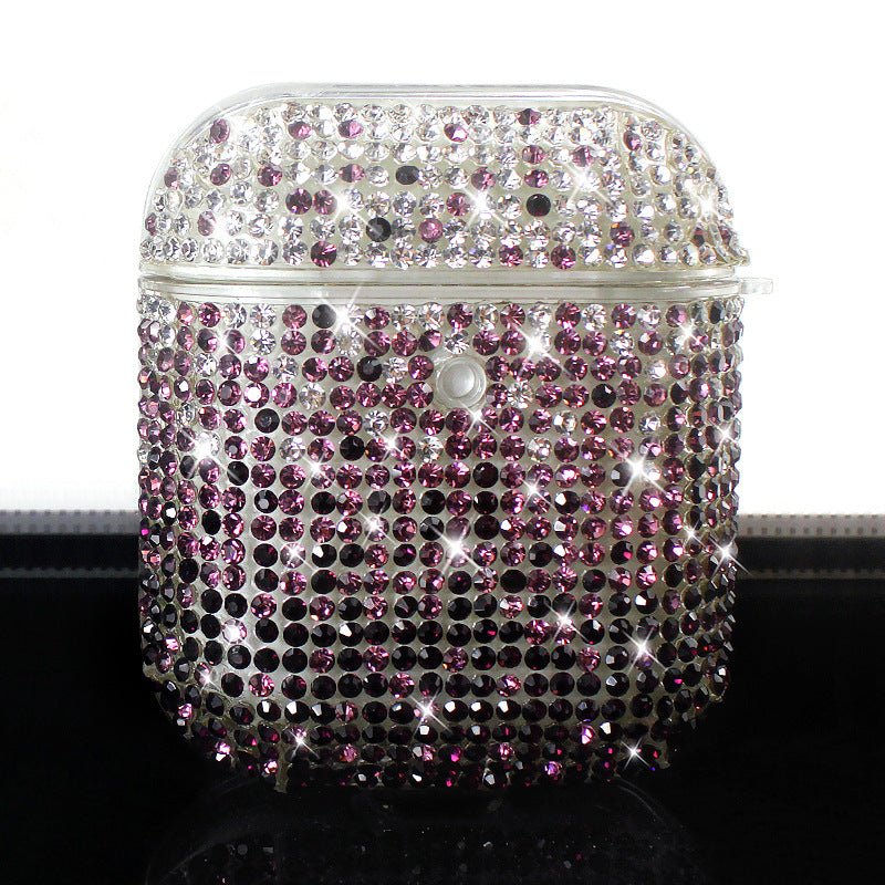Wholesale TPU Gradient Diamond Embedded Wireless Bluetooth Headphone Cases
