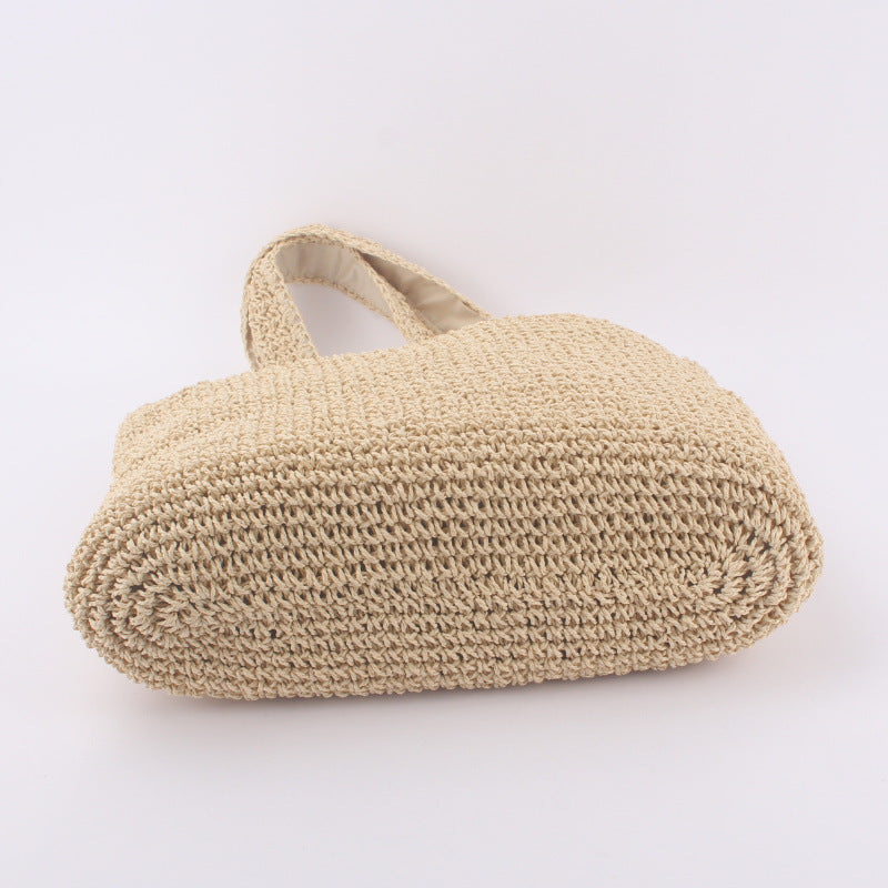 Wholesale Single Shoulder Straw Large Capacity Beach Handwoven Bag