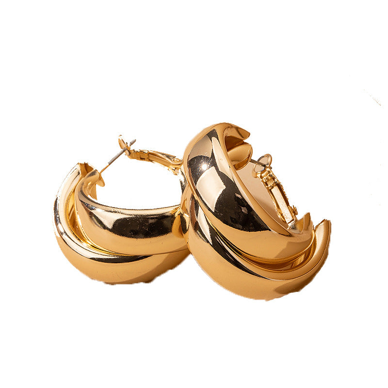 Wholesale Round Metal Earrings