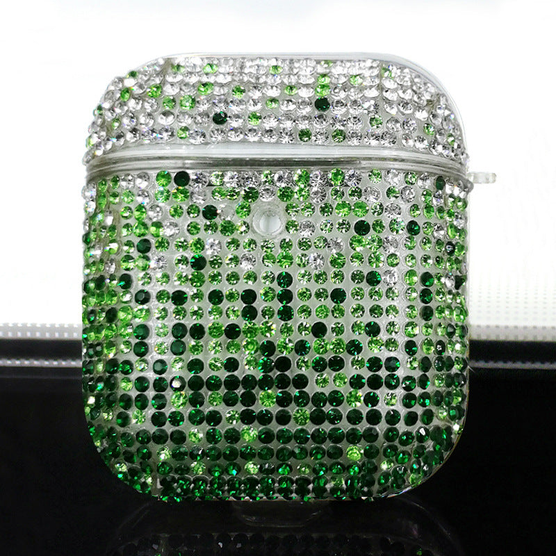 Wholesale TPU Gradient Diamond Embedded Wireless Bluetooth Headphone Cases