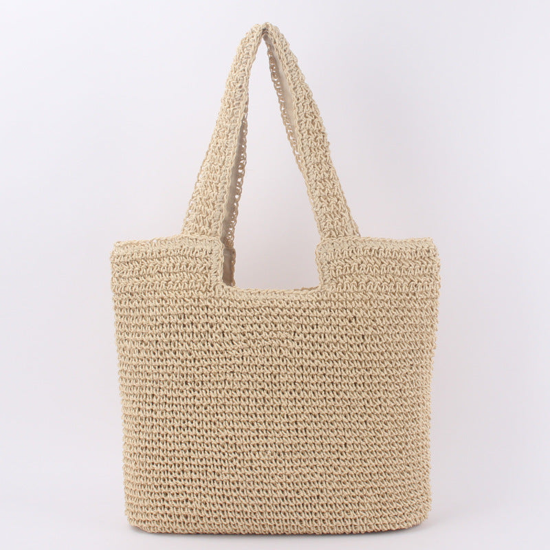 Wholesale Single Shoulder Straw Large Capacity Beach Handwoven Bag