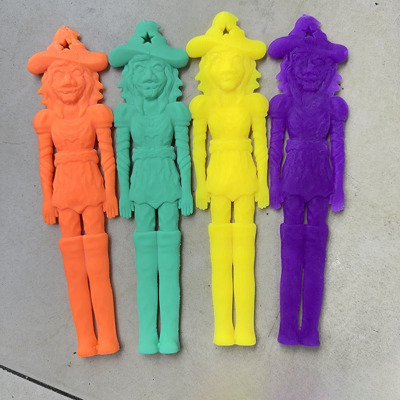 Wholesale of Halloween Skeleton Release and Decompression TPR Toys