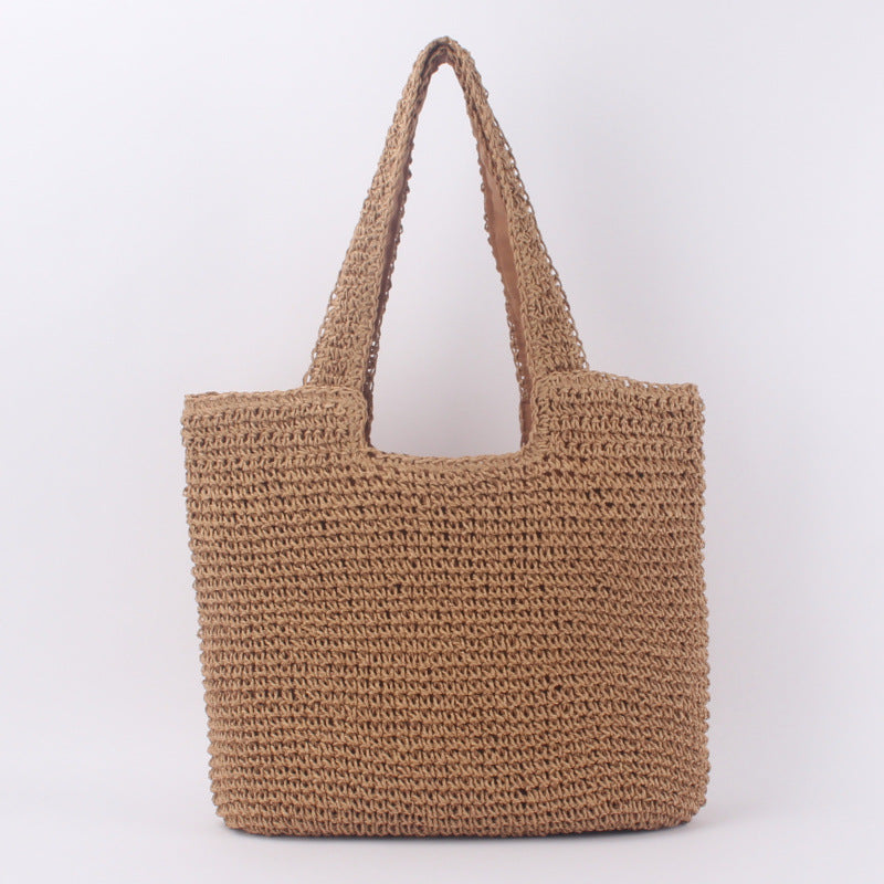 Wholesale Single Shoulder Straw Large Capacity Beach Handwoven Bag
