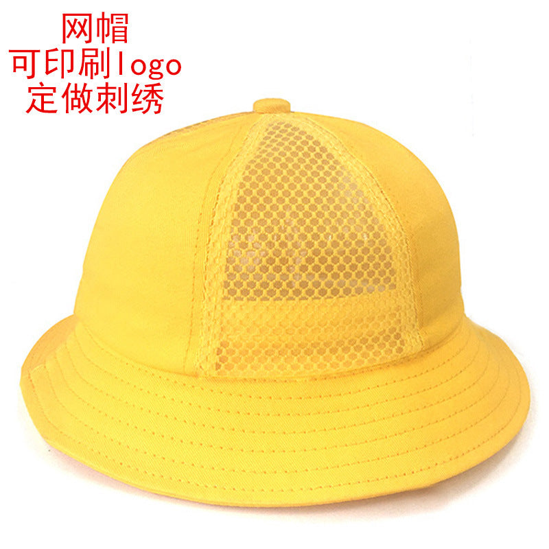 Wholesale Safety Yellow Cute Cotton Bucket Hat