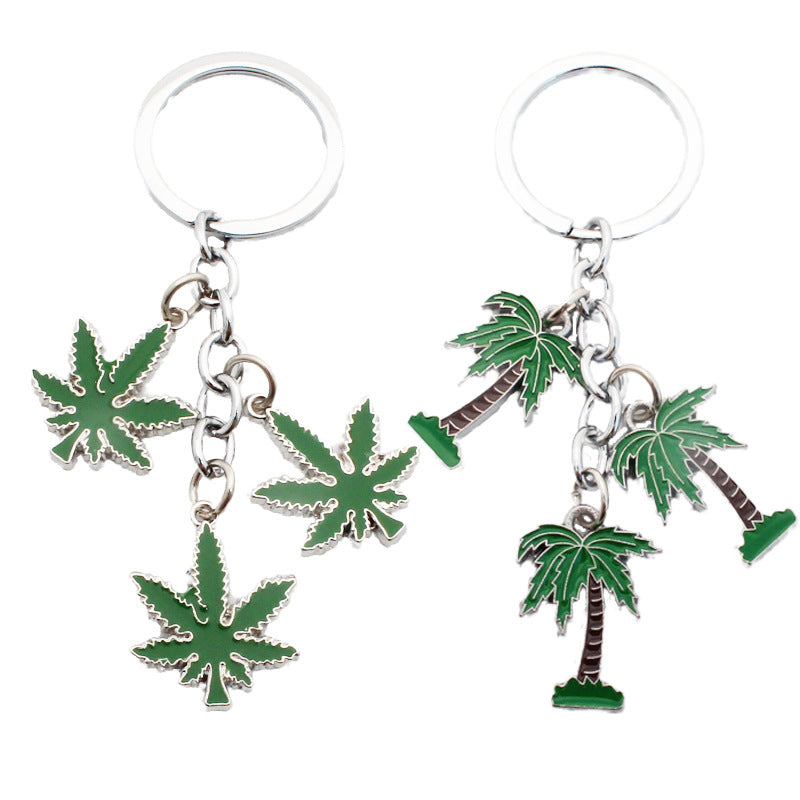 Wholesale Creative Metal Plant Keychains
