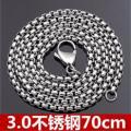 Wholesale  pendant disco long titanium steel chain net red hip hop necklace dry firewood fire jewelry
