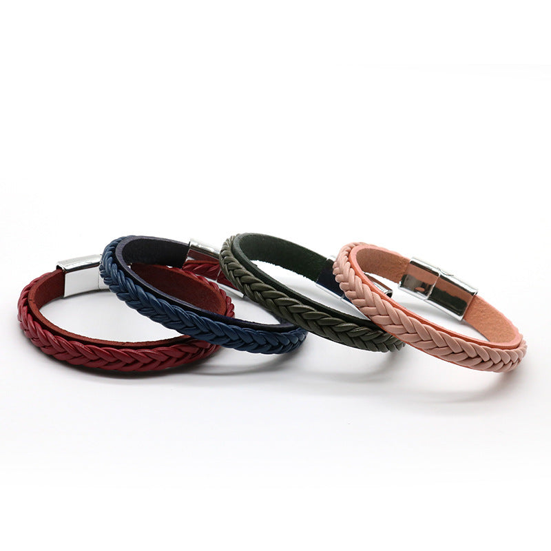 Wholesale Cowhide Alloy Buckle Bracelets