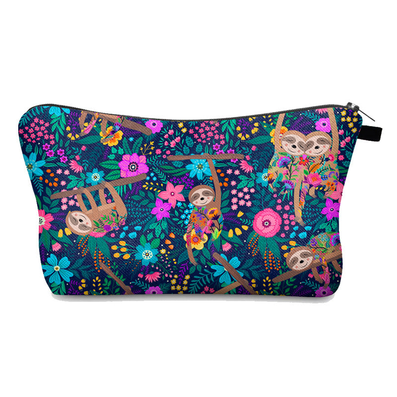 Wholesale Sloth Polyester Cosmetic Bags