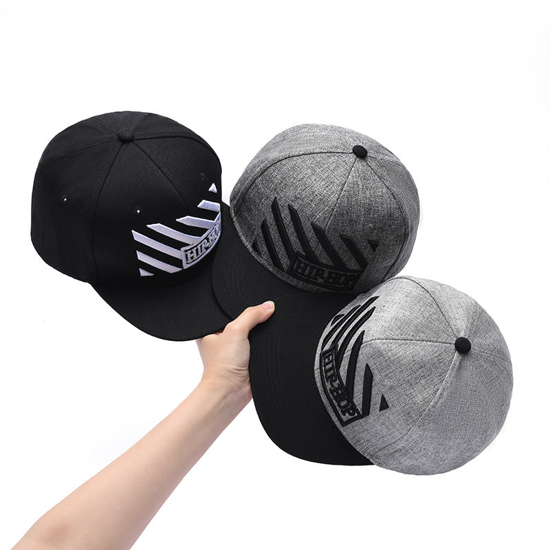 Wholesale Striped Casual Polyester Baseball Cap