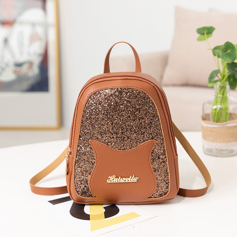 Wholesale Cartoon Avatar Shiny PU Backpack