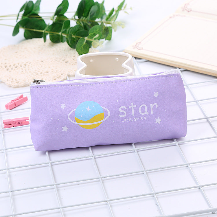 Wholesale PU Pencil Case Creative Cartoon Student Pencil Case Zero Wallet