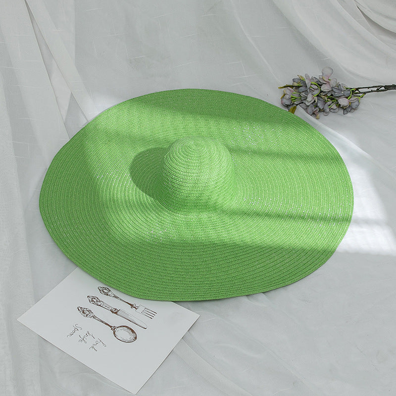 Sombrero de cubo de paja plegable al por mayor