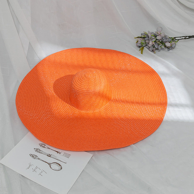 Sombrero de cubo de paja plegable al por mayor