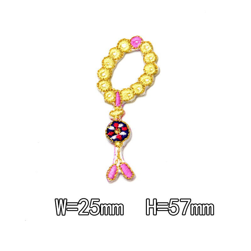 Wholesale Chinese Style Embroidered Butterfly Patch Cheongsam Clothing And Bag Decor Fashion Accessory
