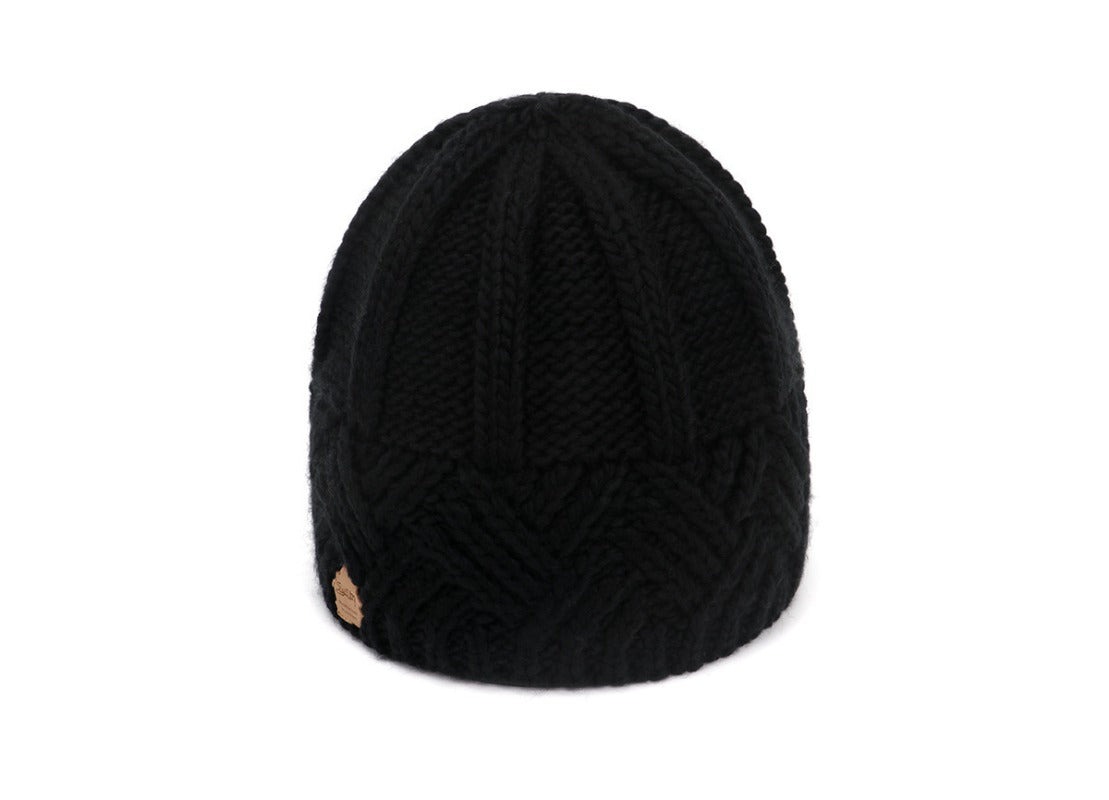 Wholesale Autumn and Winter Warm Knit Versatile and Plush Ear Protection Woolen Hat