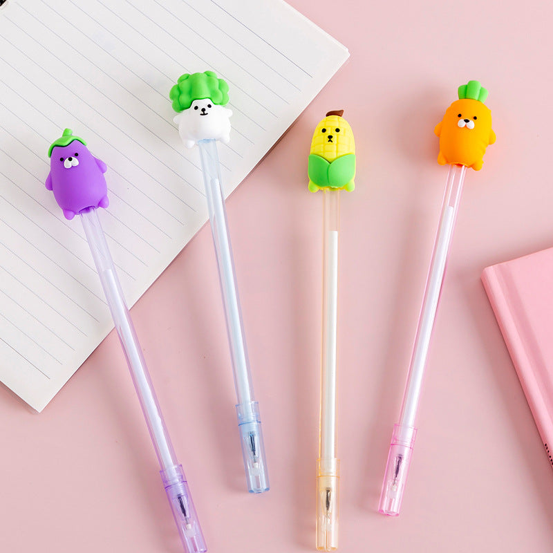 Wholesale Plastic Cartoon Creative Vegetables Gel Pen