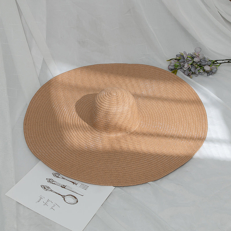 Sombrero de cubo de paja plegable al por mayor