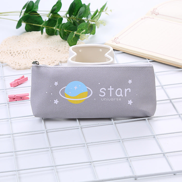 Wholesale PU Pencil Case Creative Cartoon Student Pencil Case Zero Wallet