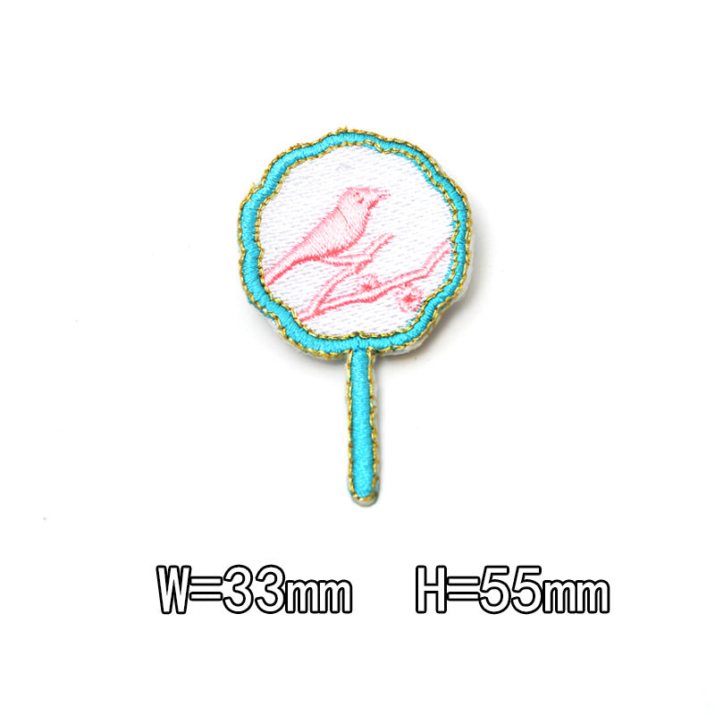 Wholesale Chinese Style Embroidered Butterfly Patch Cheongsam Clothing And Bag Decor Fashion Accessory