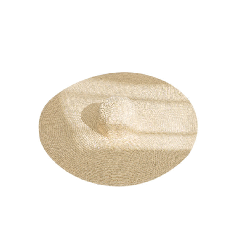 Sombrero de cubo de paja plegable al por mayor