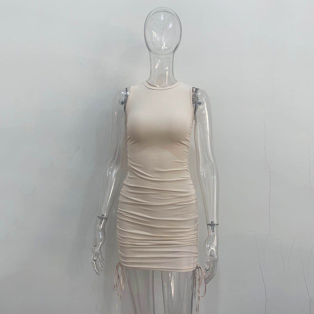 Wholesale Slim Fit Hip Vest Dress