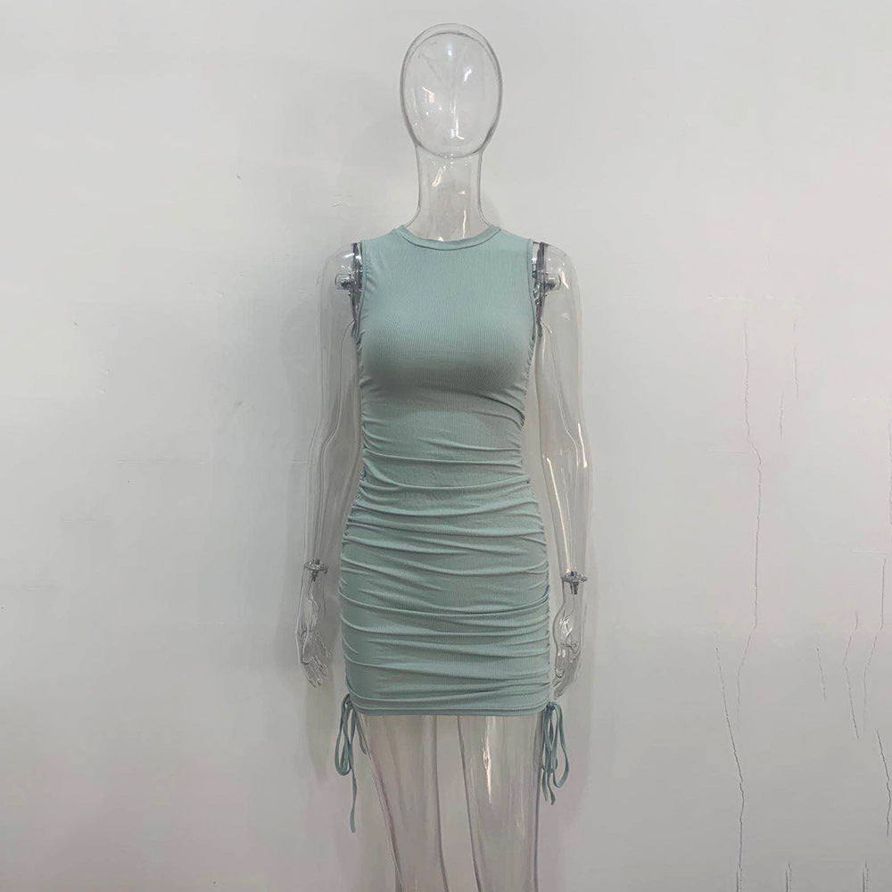 Wholesale Slim Fit Hip Vest Dress