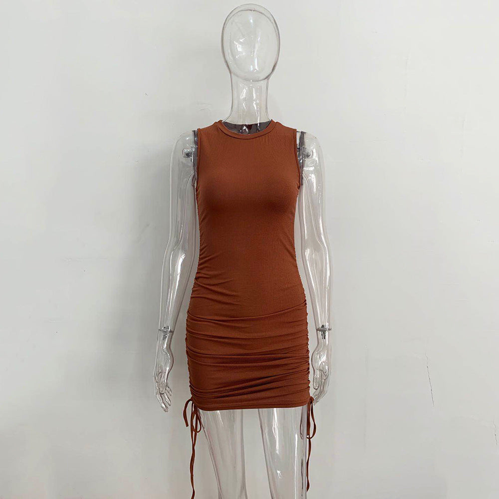 Wholesale Slim Fit Hip Vest Dress