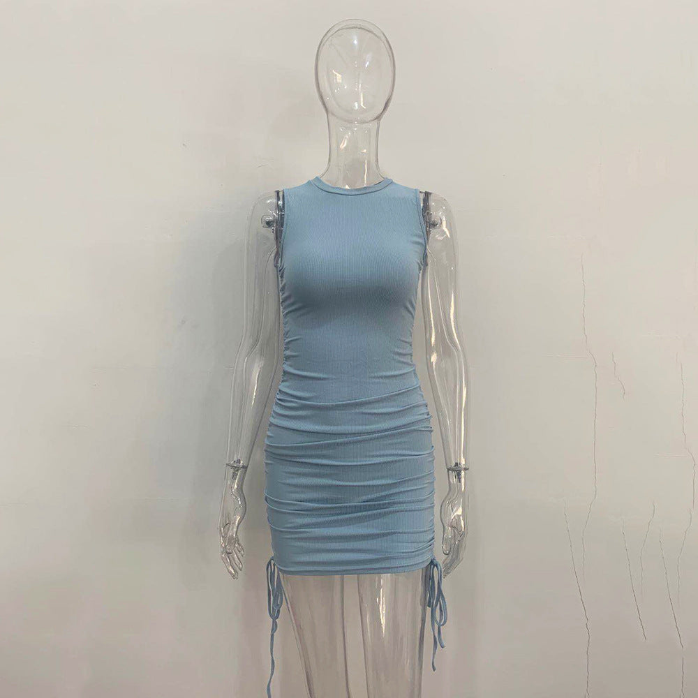 Wholesale Slim Fit Hip Vest Dress