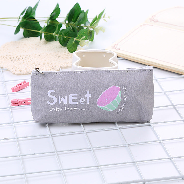 Wholesale PU Pencil Case Creative Cartoon Student Pencil Case Zero Wallet