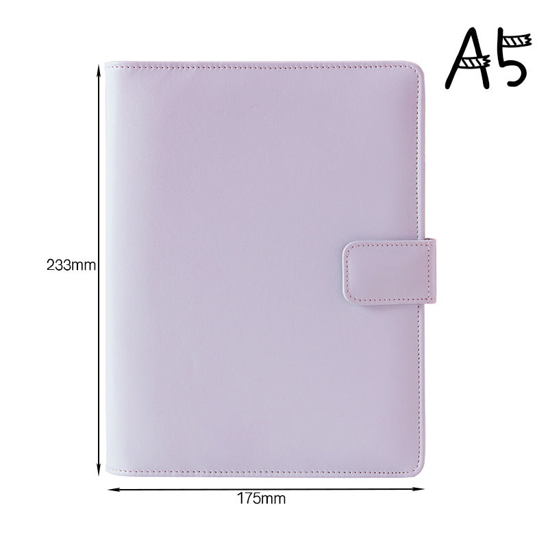 Wholesale Notebook PU Faux Leather Notebook with Simple Buckle