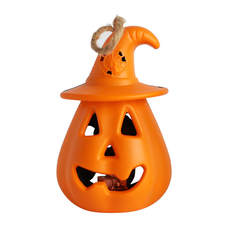 Wholesale Halloween Pumpkin Lantern Portable Horror Decoration Skull Plastic Candle Lamp