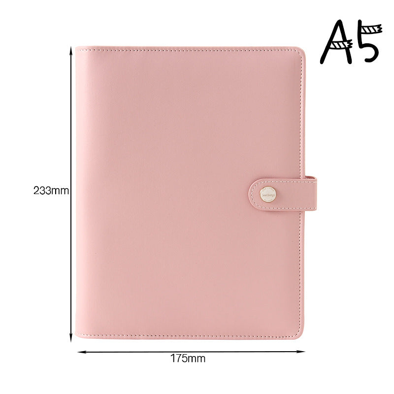 Wholesale Notebook PU Faux Leather Notebook with Simple Buckle