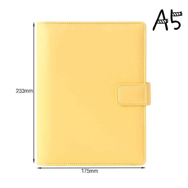 Wholesale Notebook PU Faux Leather Notebook with Simple Buckle