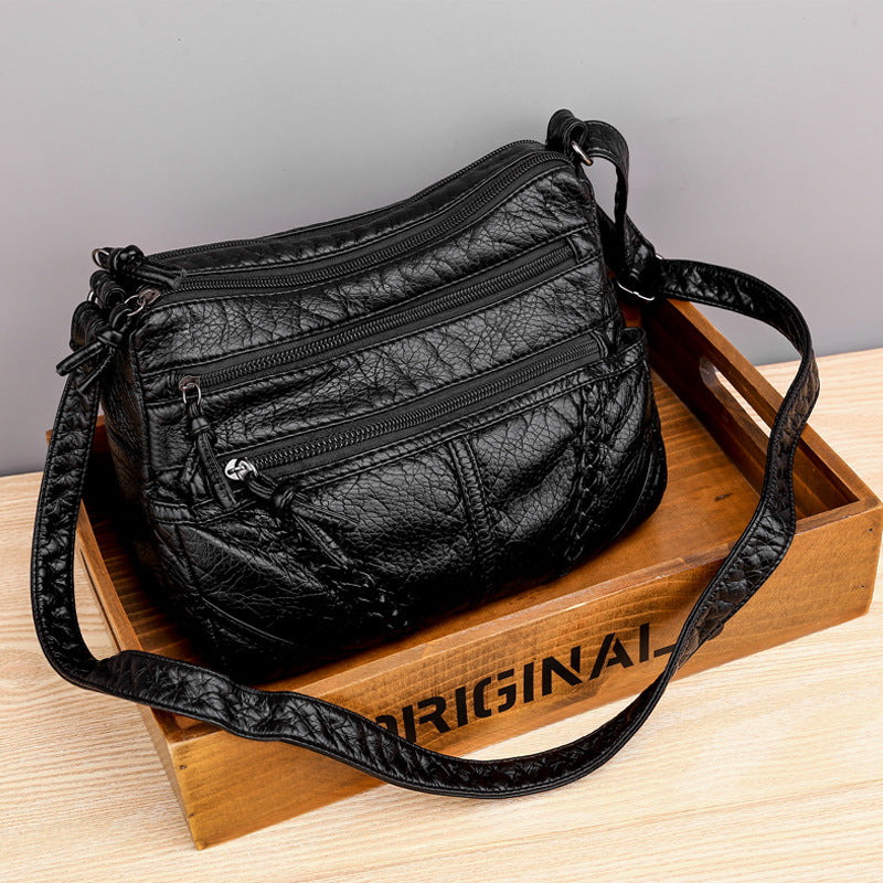 Wholesale of Large Capacity PU Soft Leather Shoulder Crossbody Bags