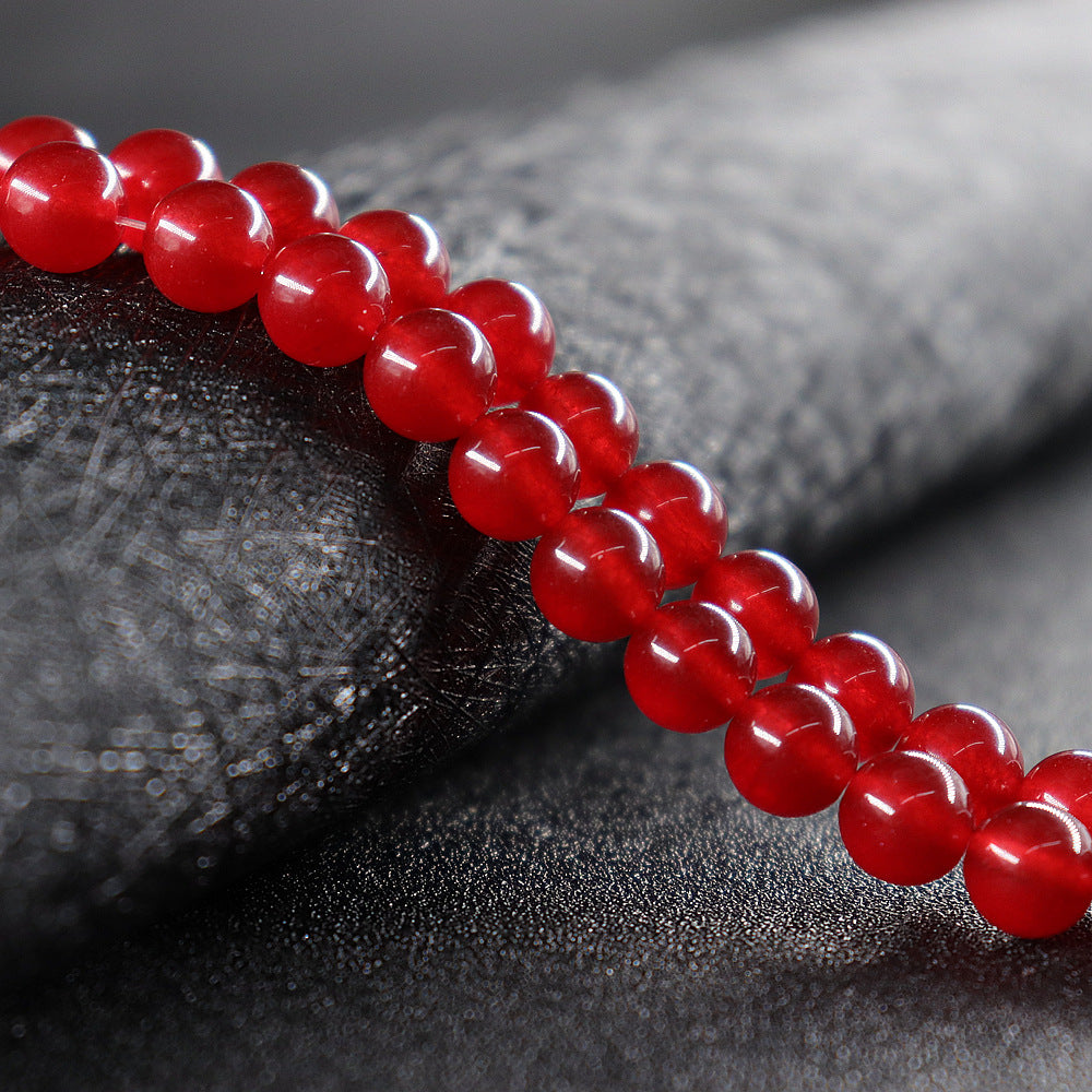 Wholesale Natural Stone Semi-finished Products Chalcedony Beads
