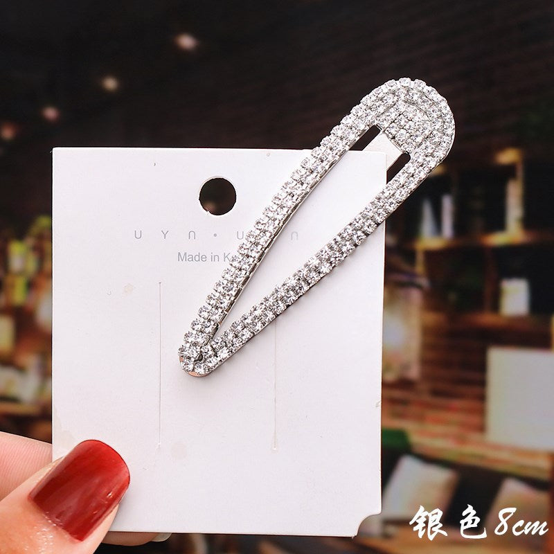 Wholesale Diamond Inlaid BB Alloy Hair Clips