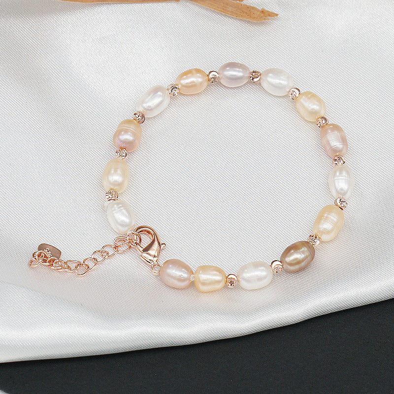 Pearl de agua dulce al por mayor Bacelet de piedra