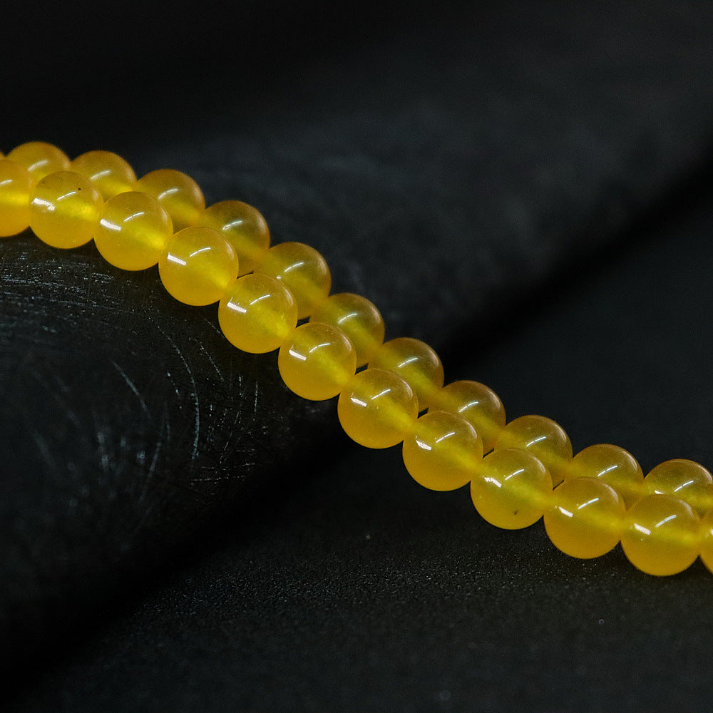 Wholesale Natural Stone Semi-finished Products Chalcedony Beads