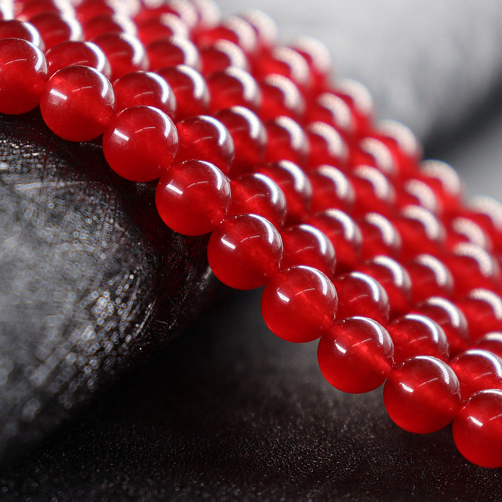 Wholesale Natural Stone Semi-finished Products Chalcedony Beads