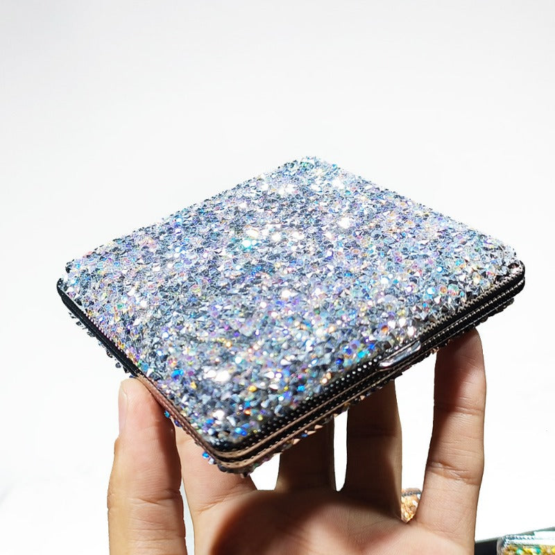Wholesale Fashionable Resin Random Diamond Women's Cigarette Boxes