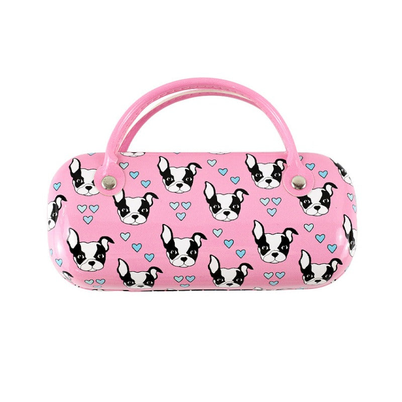 Wholesale Cute Cartoon Handheld Children's PU Glasses Boxes
