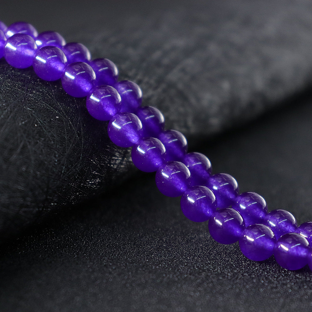 Wholesale Natural Stone Semi-finished Products Chalcedony Beads