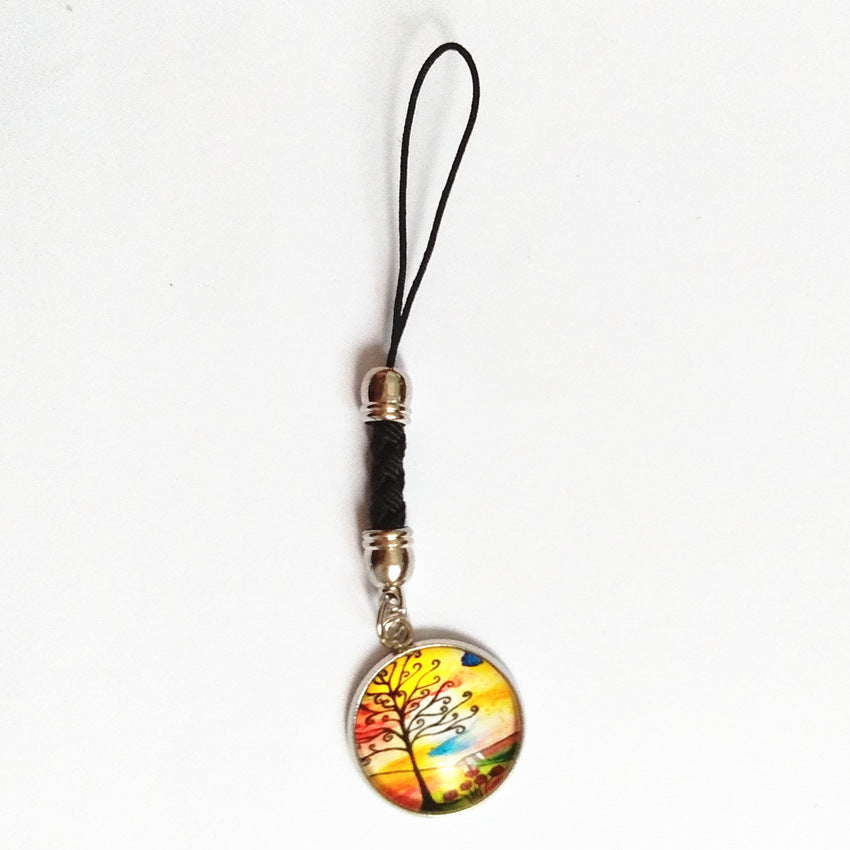 Wholesale Alloy Tree of Life Keychain