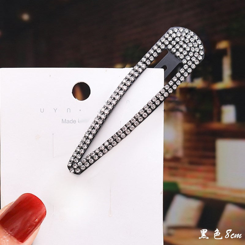 Wholesale Diamond Inlaid BB Alloy Hair Clips