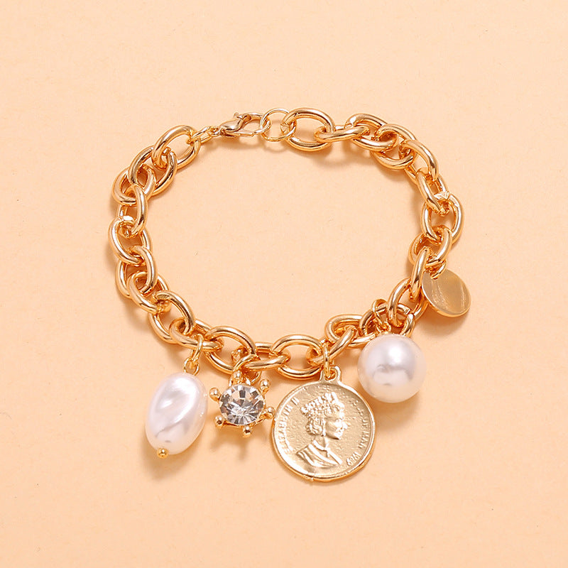 Wholesale Beauty Head Open Bracelet