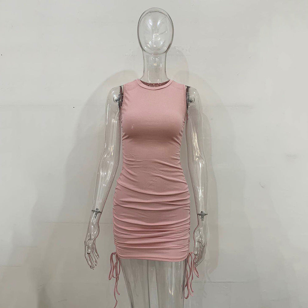 Wholesale Slim Fit Hip Vest Dress