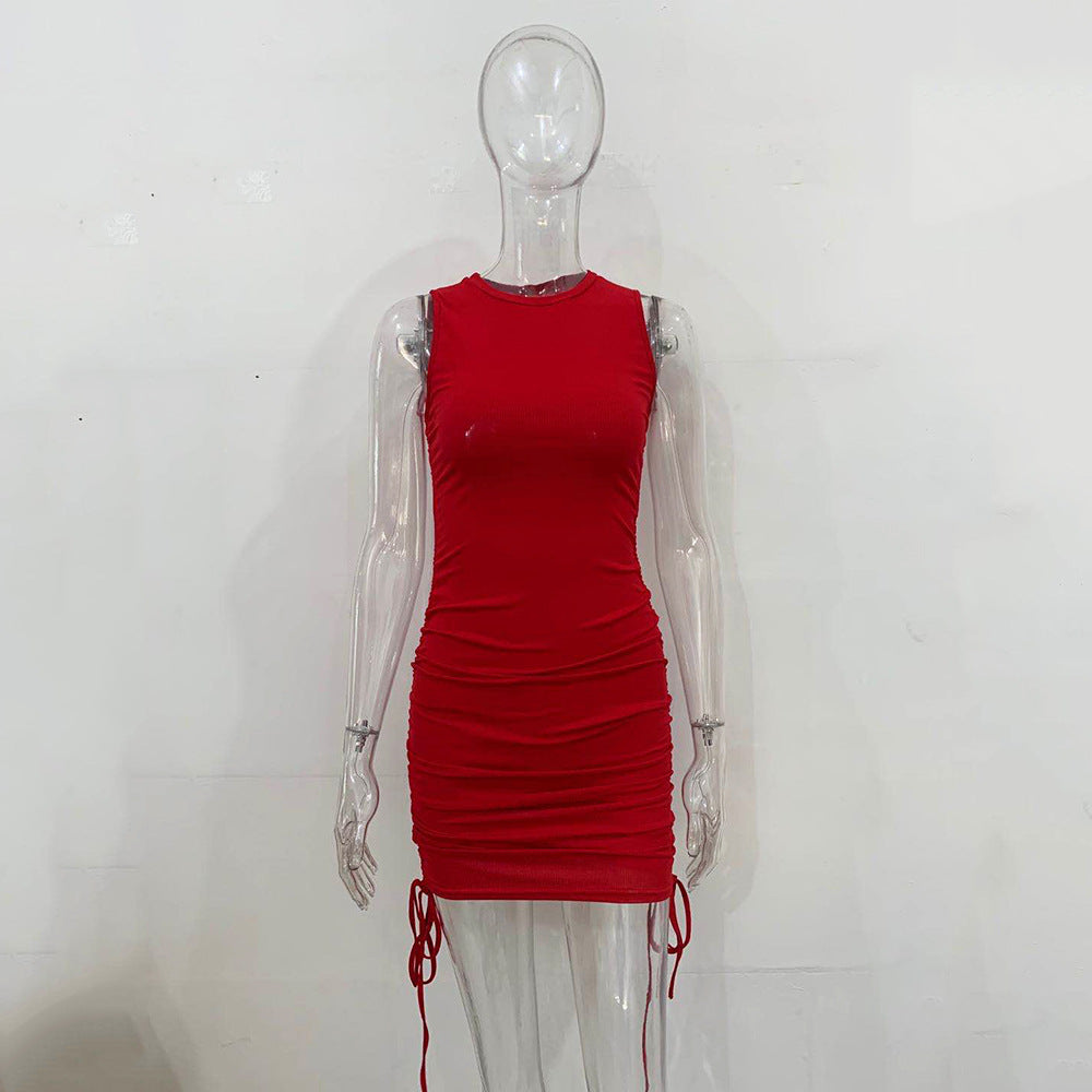 Wholesale Slim Fit Hip Vest Dress