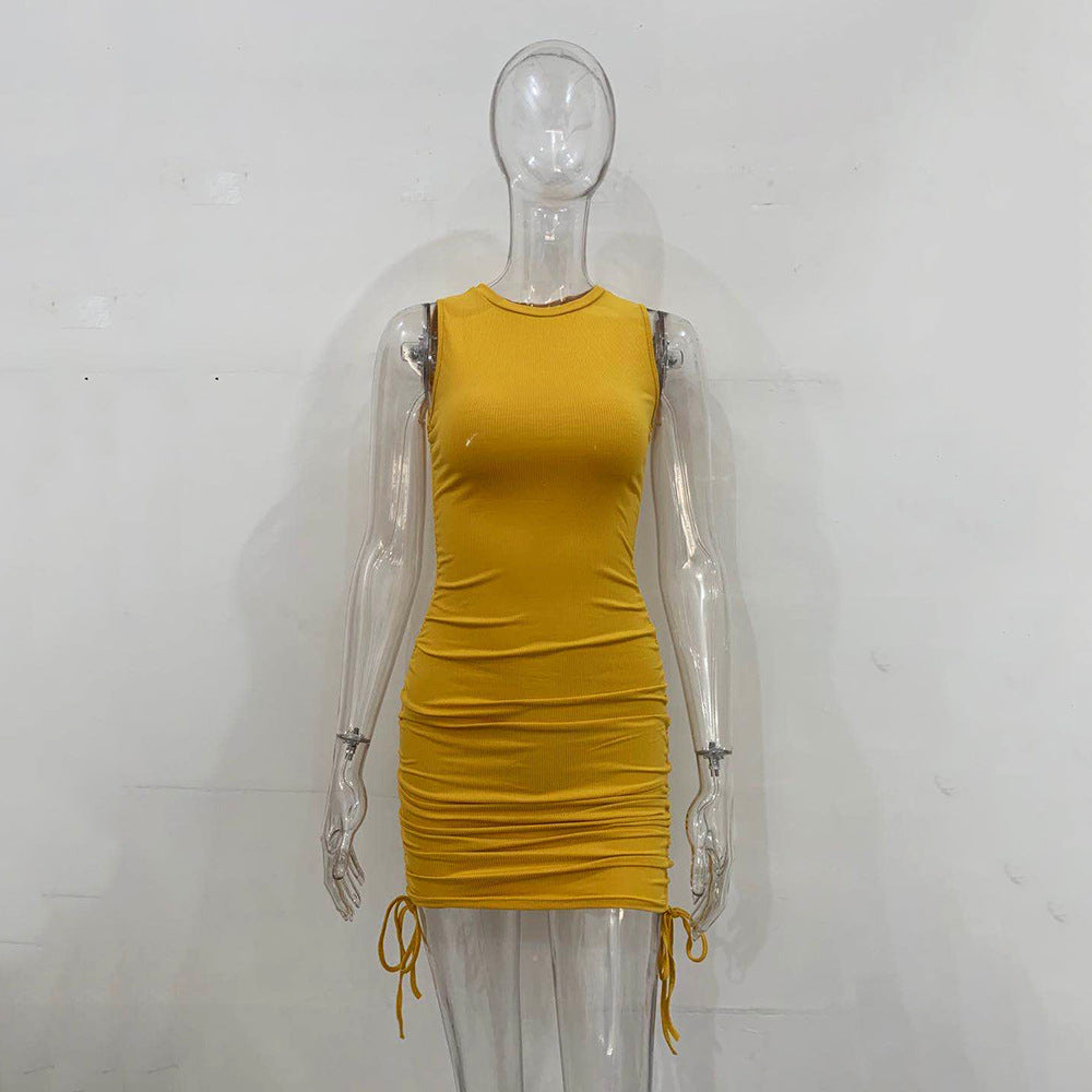 Wholesale Slim Fit Hip Vest Dress