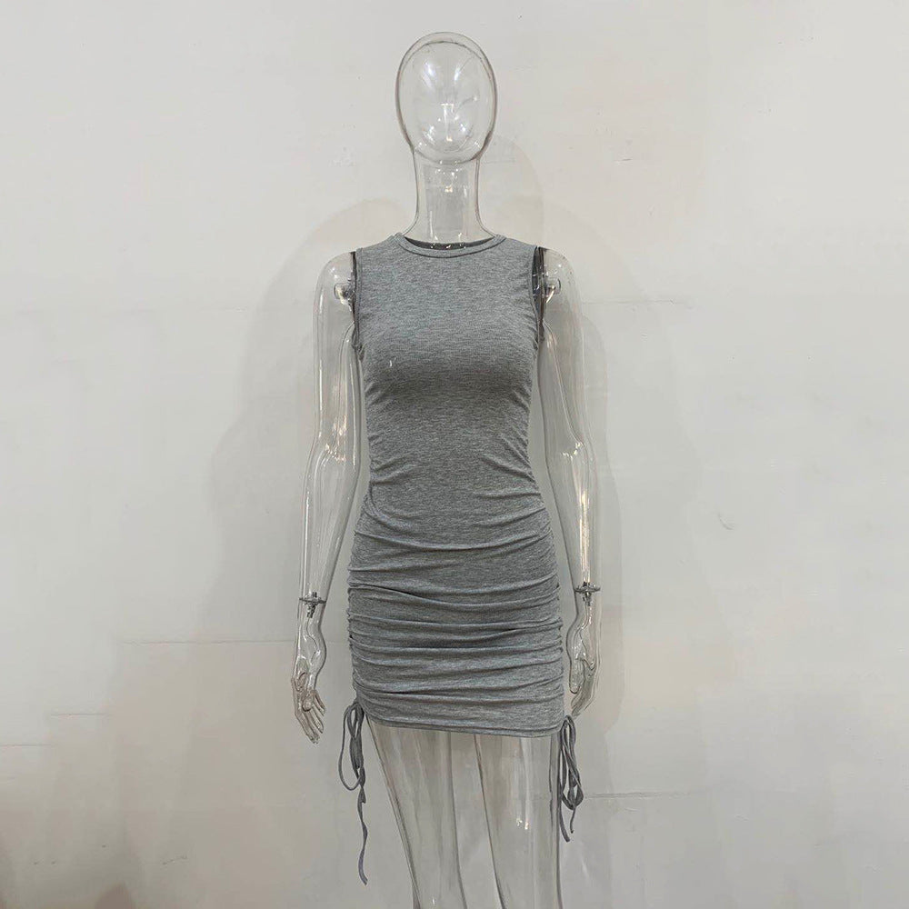 Wholesale Slim Fit Hip Vest Dress